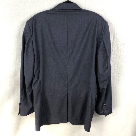 Jos A Bank Sport Coat Mens 43L Long Gray 100% Wool Jacket Blazer Office Classic - Picture 2 of 12